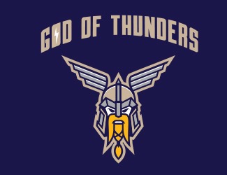 Projekt logo dla firmy GOD OF THUNDERS | Projektowanie logo